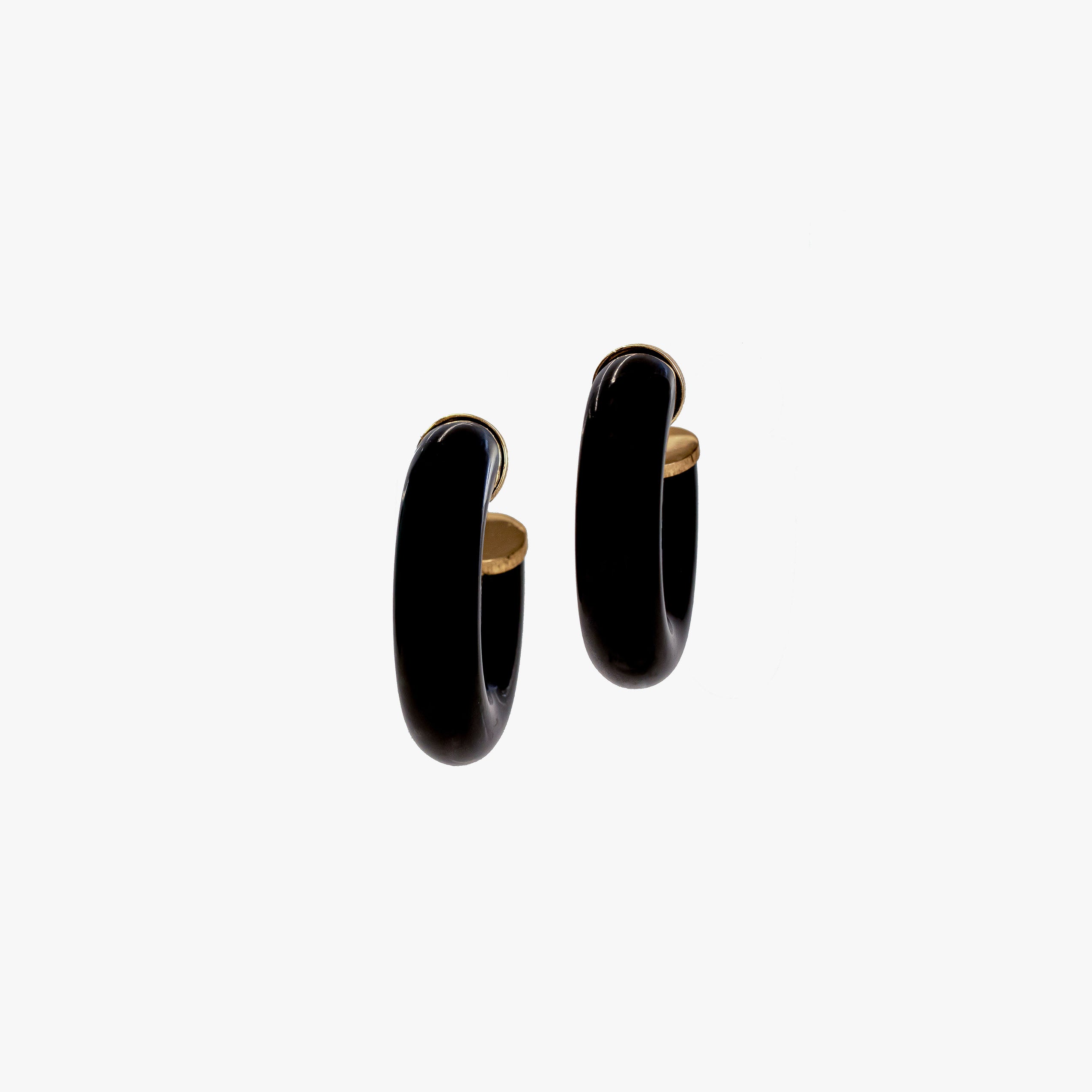 Lacquer Hoop Earring