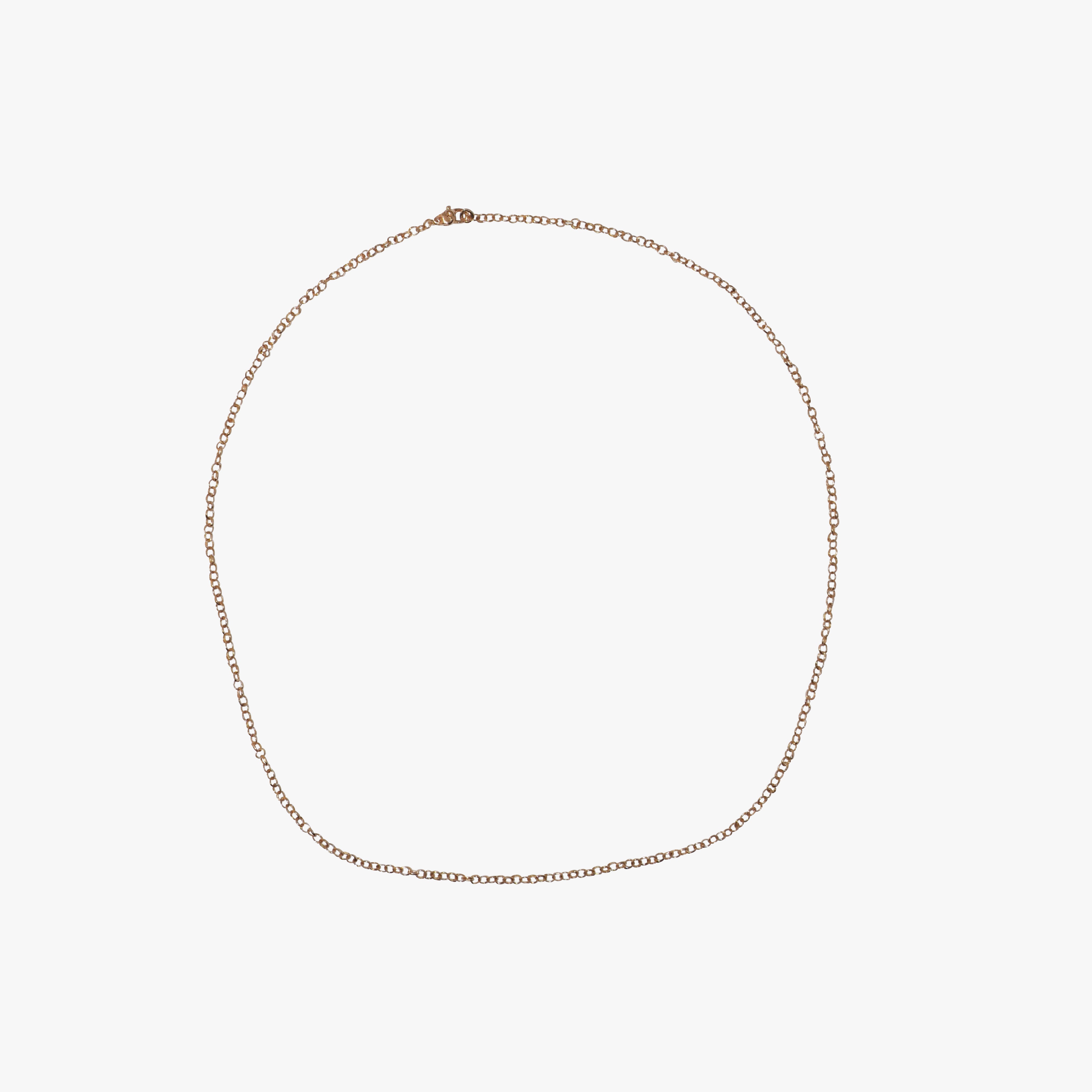 Long Rose Gold Micro Chain