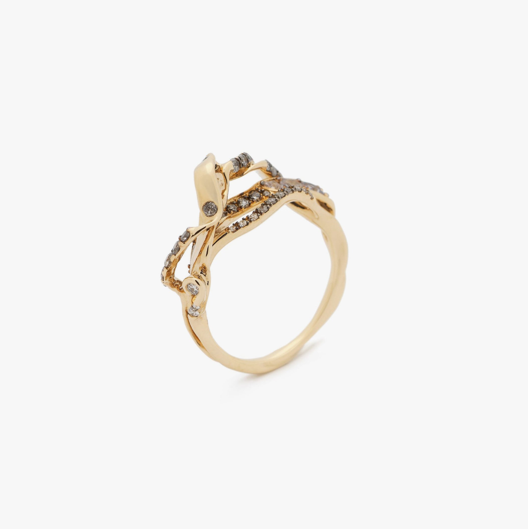 Diamond Exhale Stackable Ring