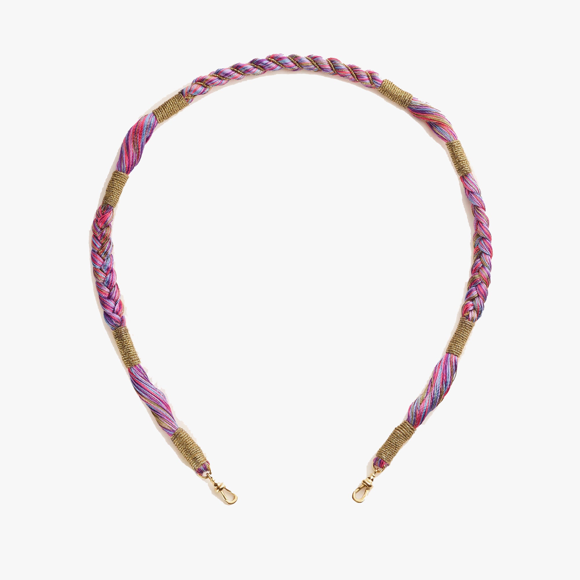 Pink and Gold Short Rathi Cord