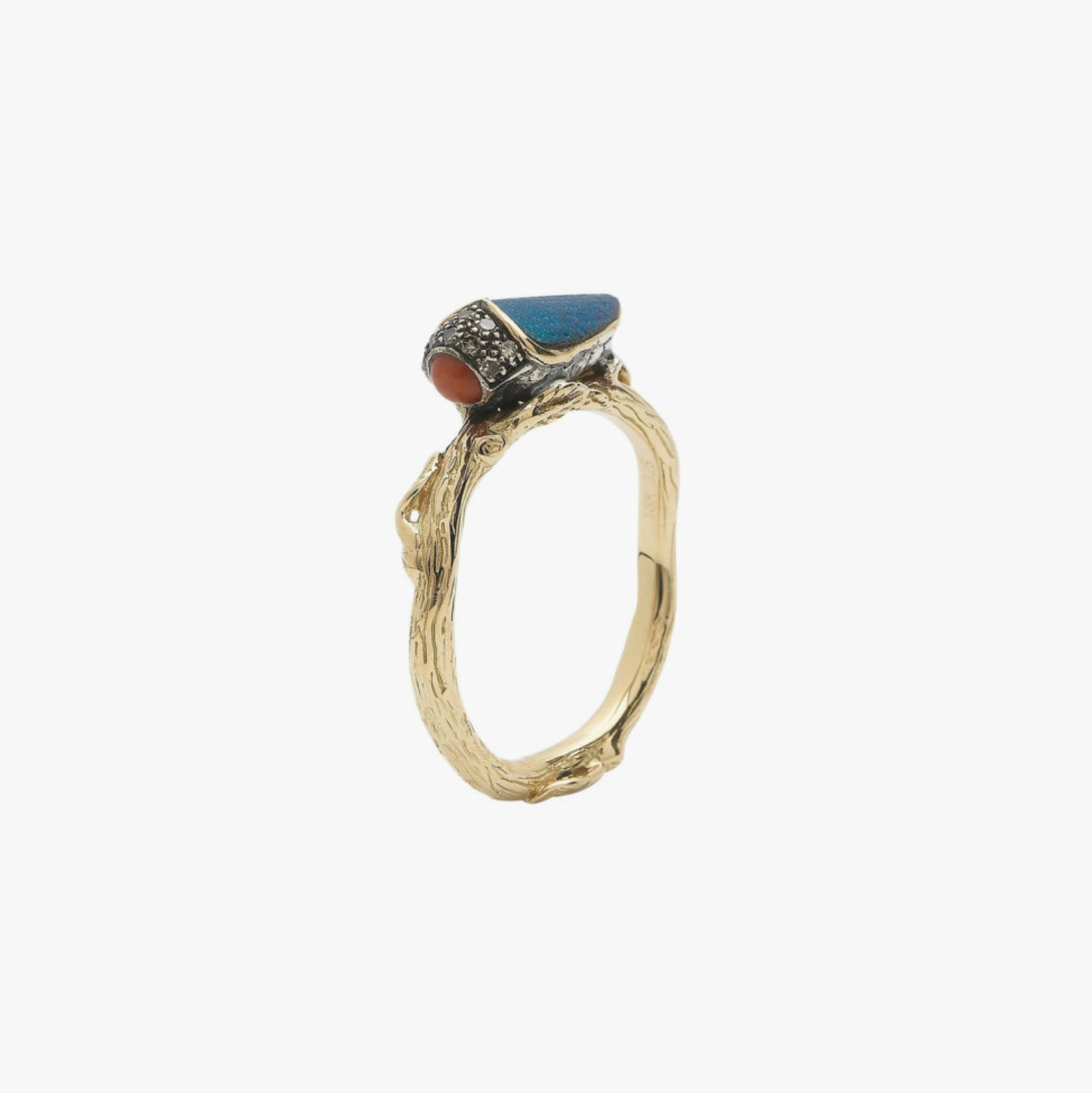 Rudolf Scarab Stackable Ring