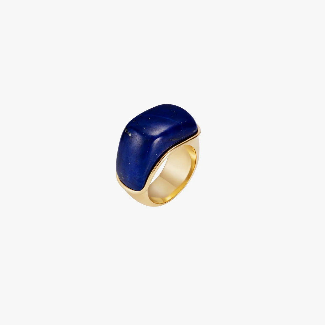 Oblong Ring in Lapis Lazuli