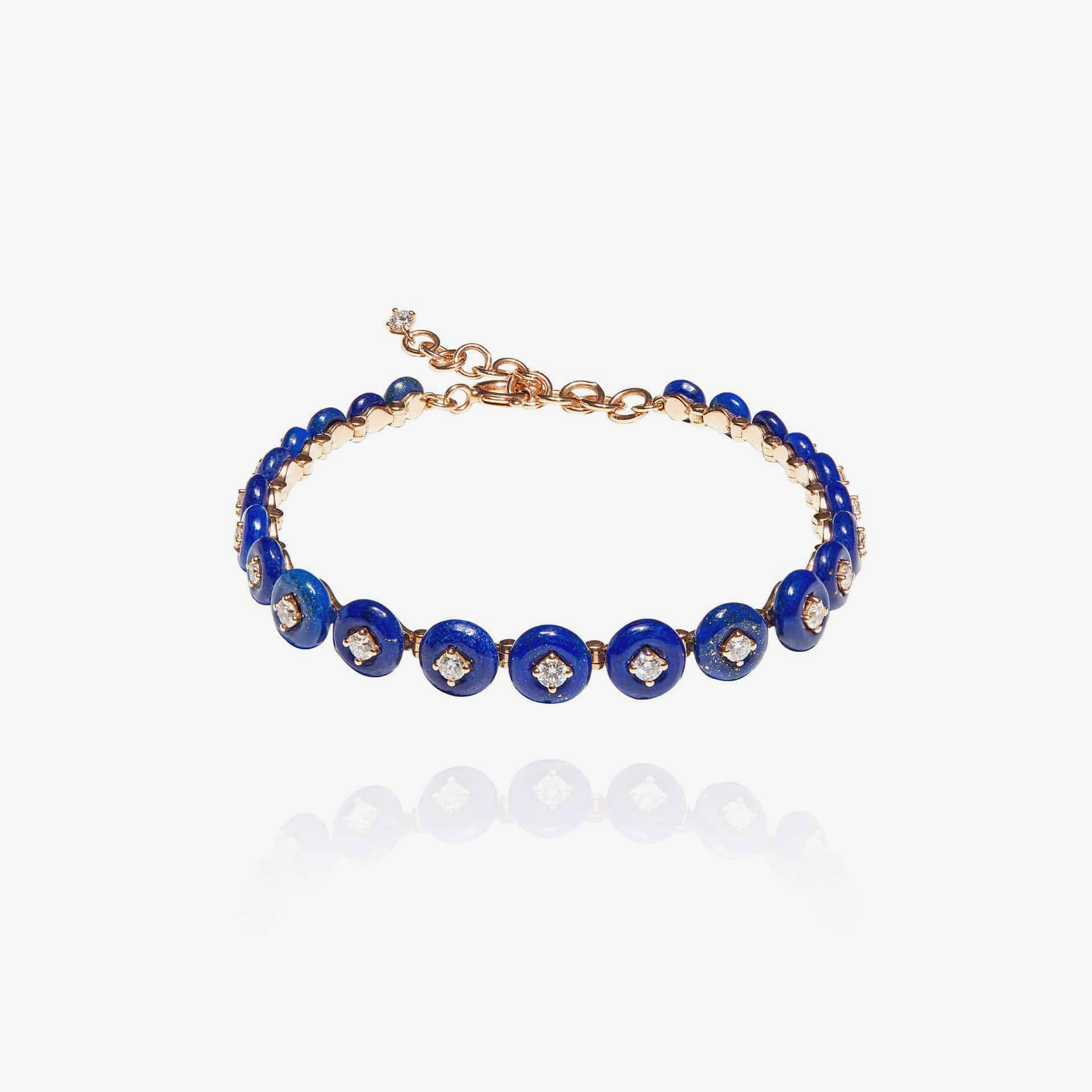 Surrounding Small Bracelet in Lapis Lazuli