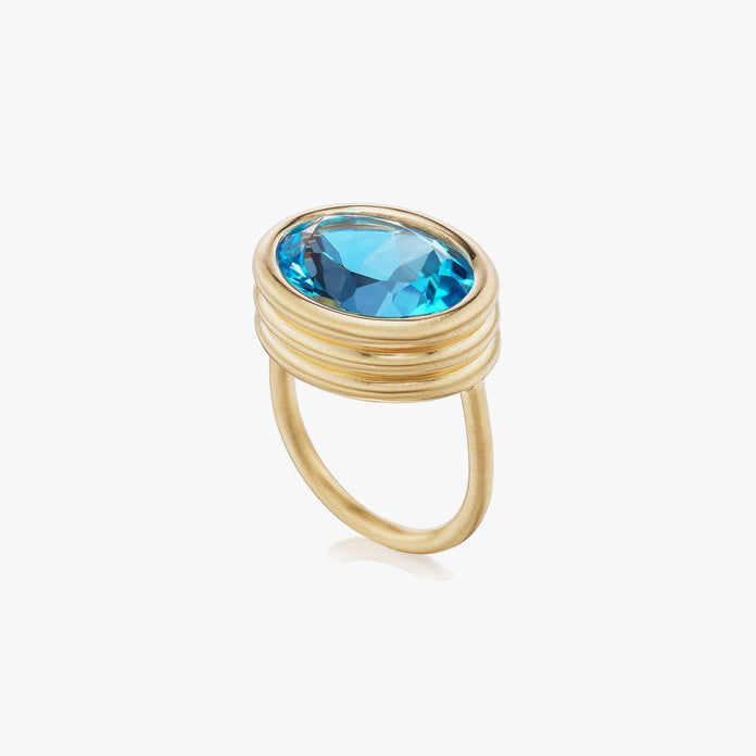 Scúba - Blue Topaz Ring