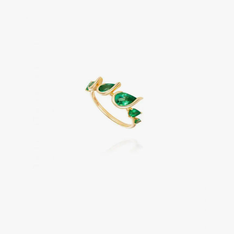 Flicker Emerald Ring