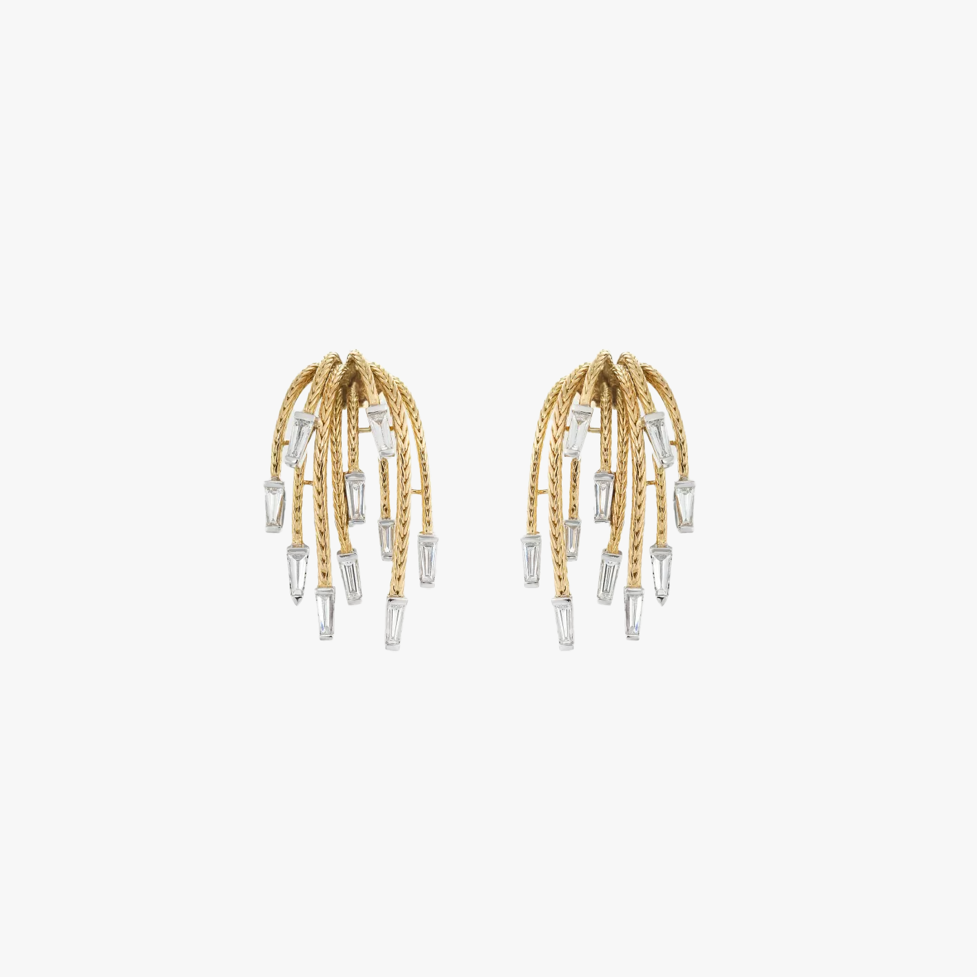 Together Diamond Baguette Earring