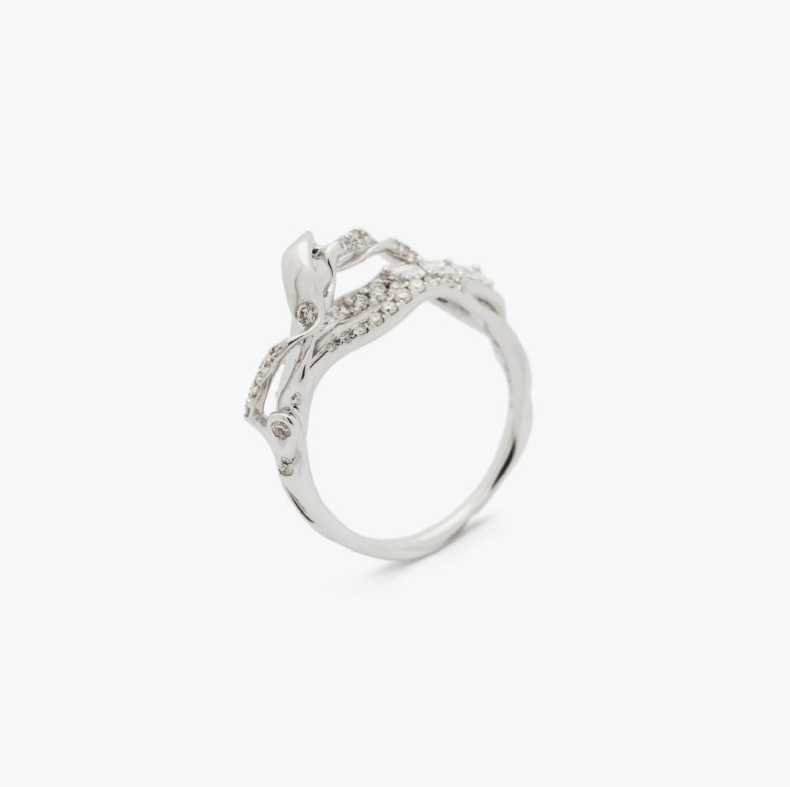 Diamond Exhale Stackable Ring